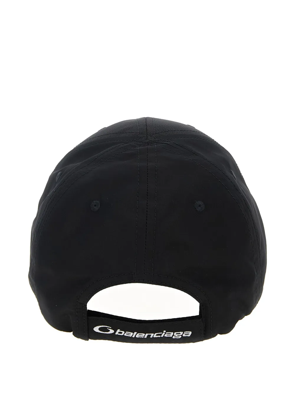 Balenciaga Loop-embroidered Trucker Cap In Black