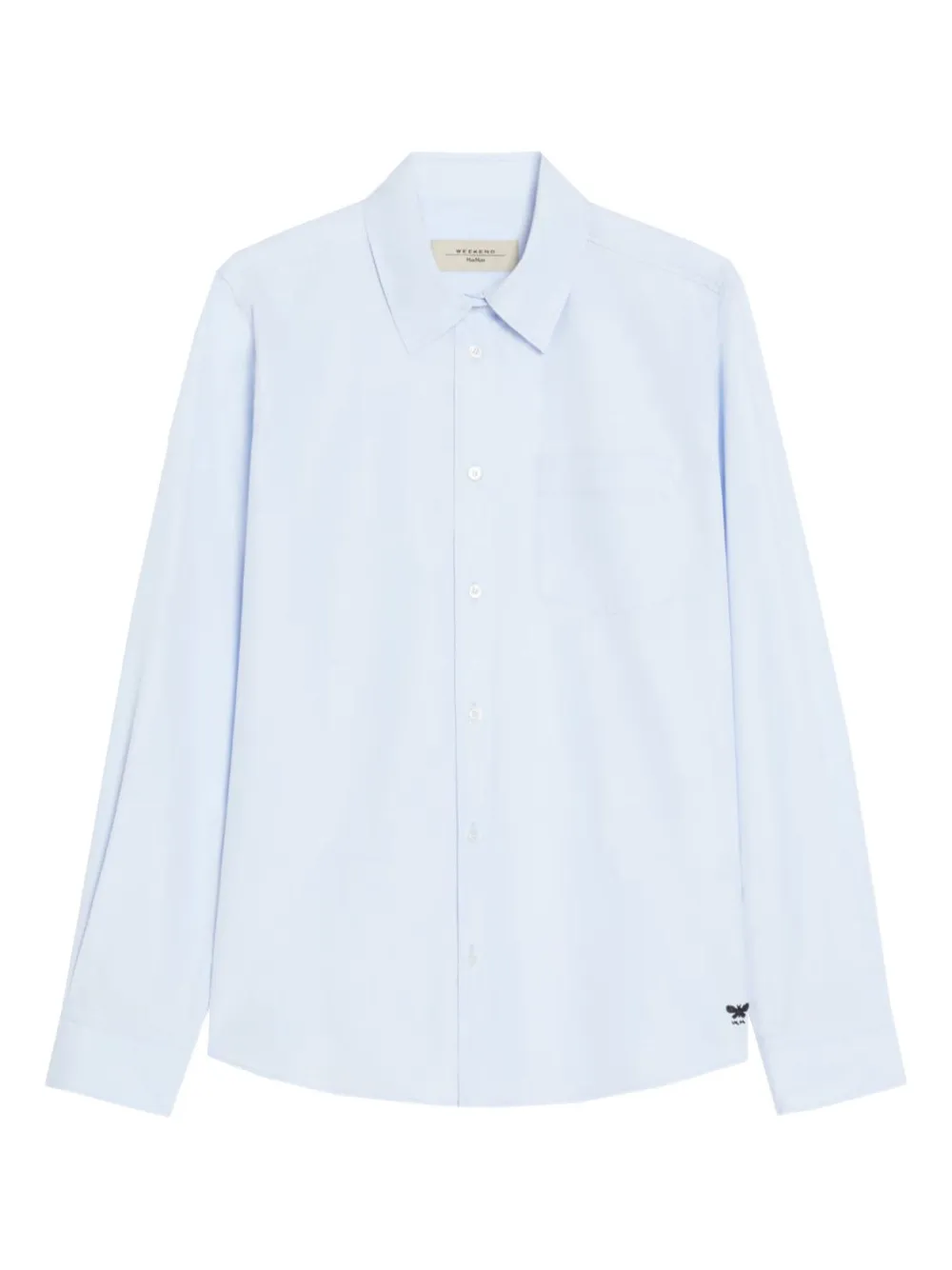 Weekend Max Mara pocket classic-collar shirt Blauw