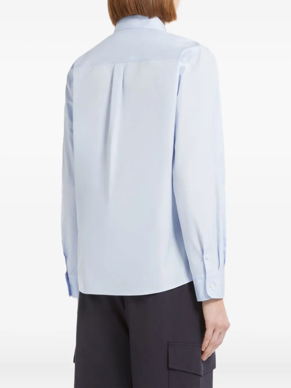 Weekend Max Mara pocket classic-collar shirt Blauw