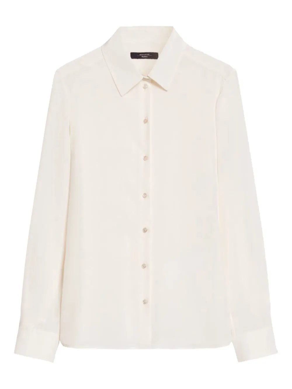 Weekend Max Mara Point-collar Gathered-cuff Shirt