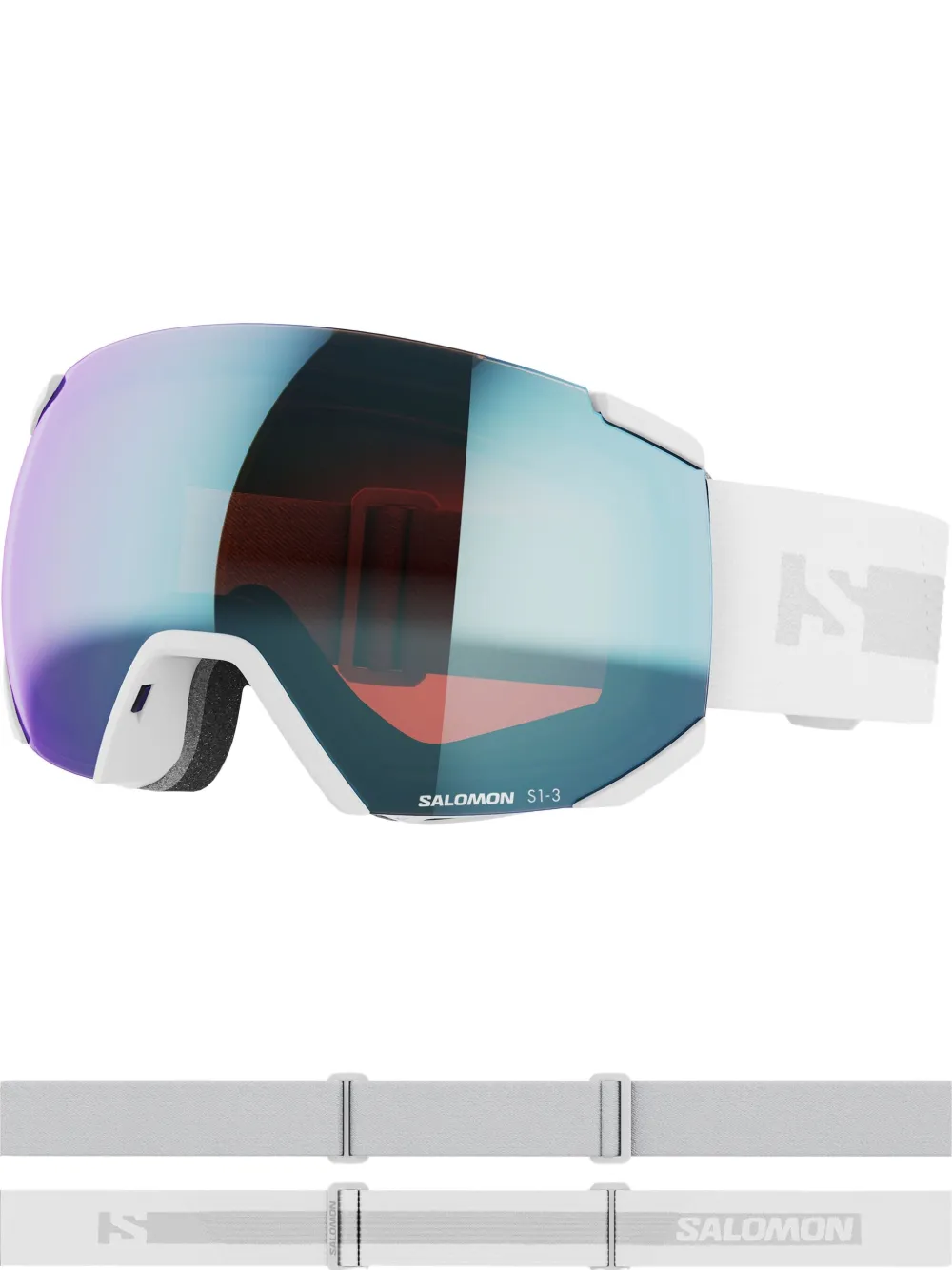 Salomon S View Photochromic skibril Wit