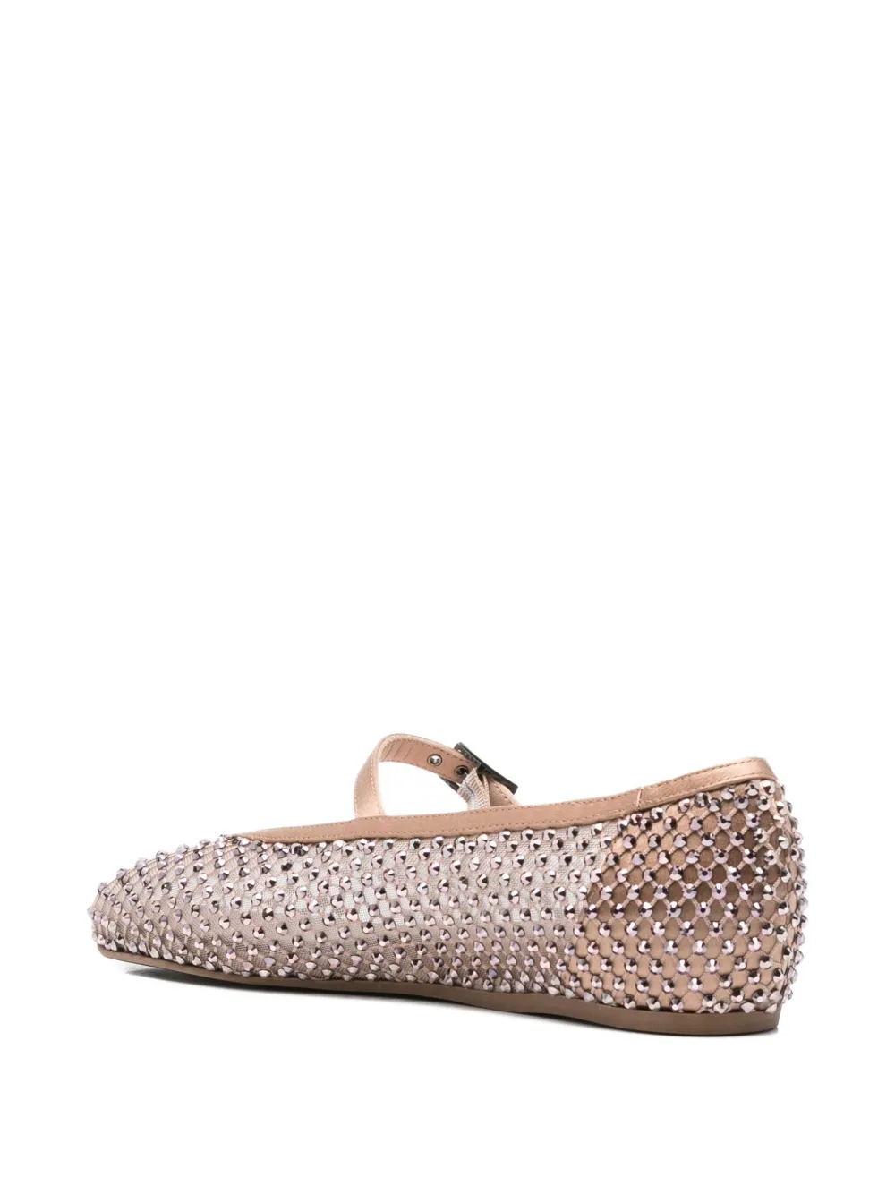 Le Silla Gilda embellished ballet flats Beige