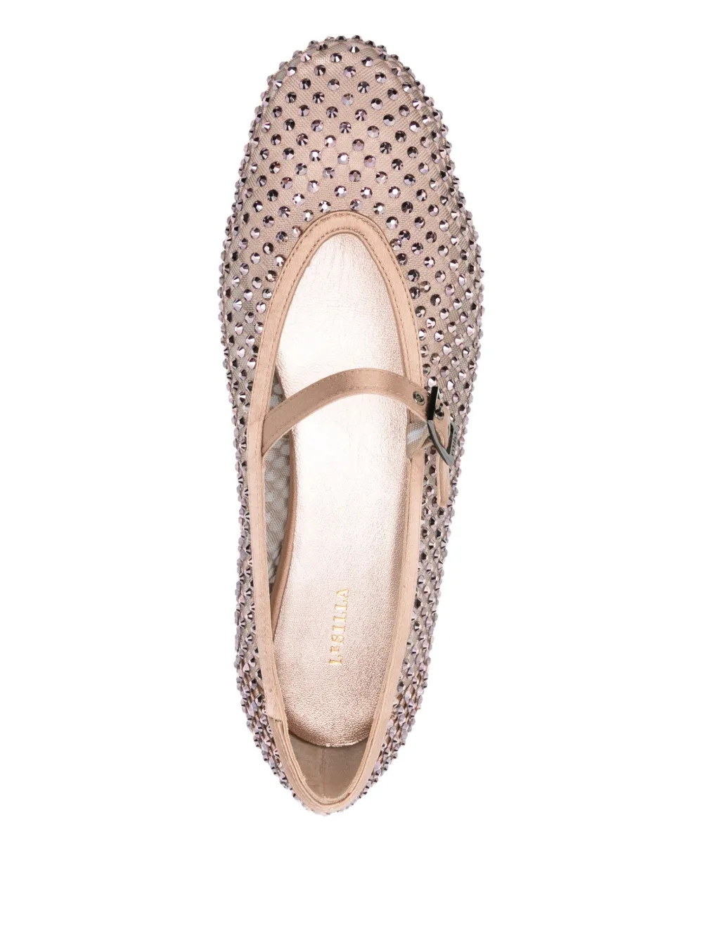 Le Silla Gilda embellished ballet flats Beige
