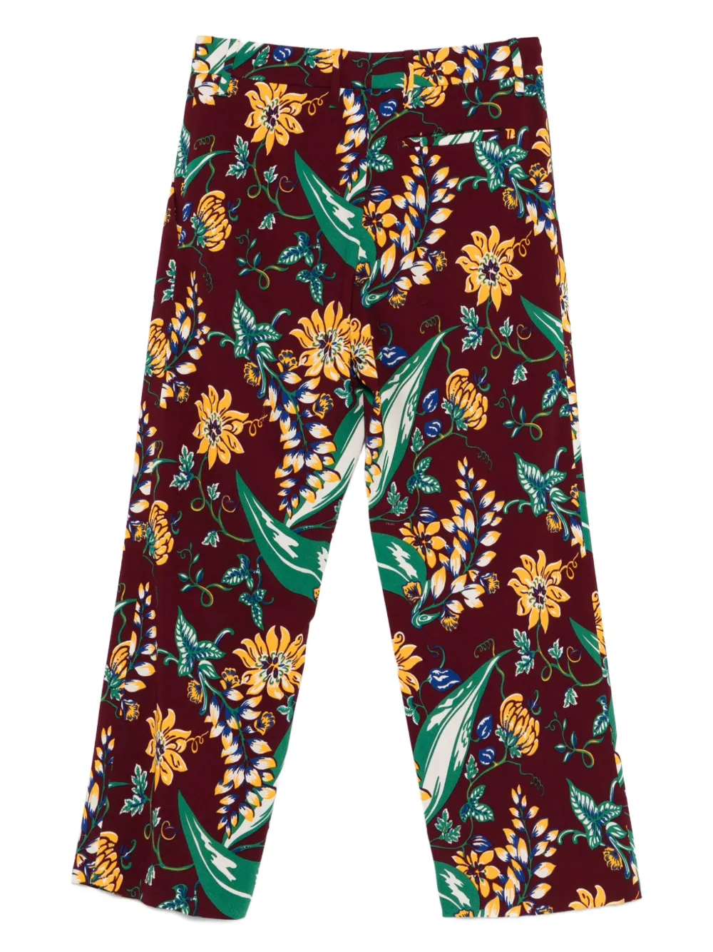 Prada Pre-Owned 2000s broek met bloemenprint - Rood