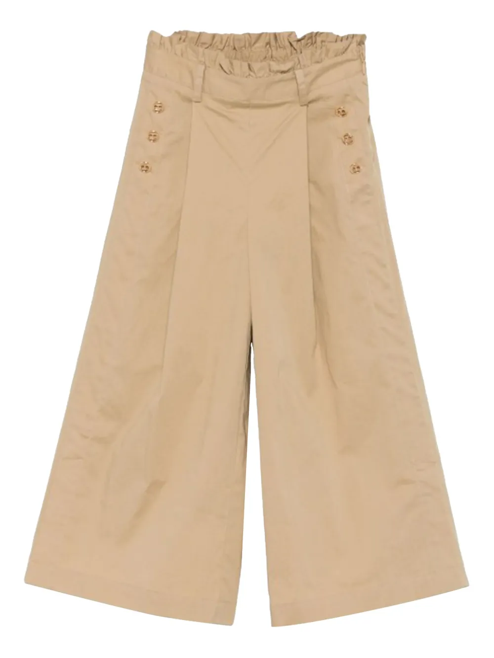 TWINSET Kids ruffled-trim trousers | Neutrals | Image 1