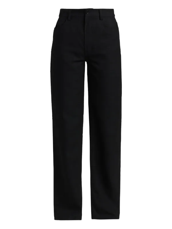 Loulou belt-loops Pants Black FARFETCH