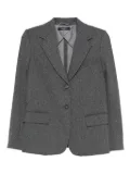 Weekend Max Mara notched button-fastening jacket - Grey