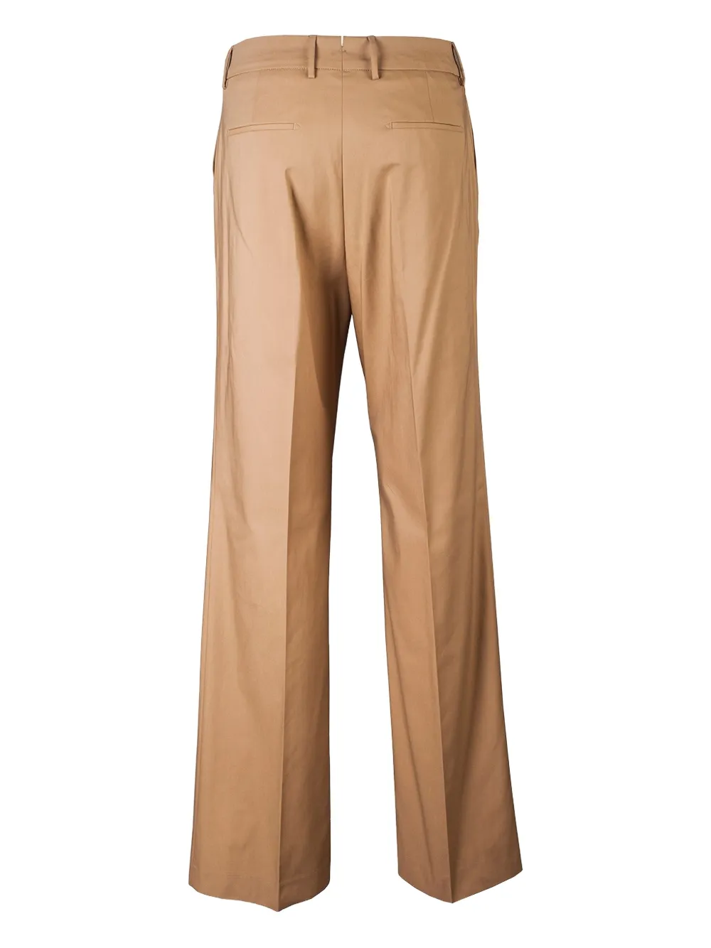 Berwich Broek met wijde pijpen Beige