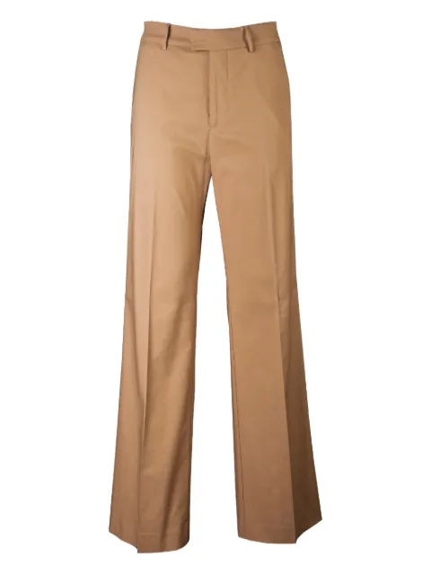 Berwich cotton wide-leg trousers