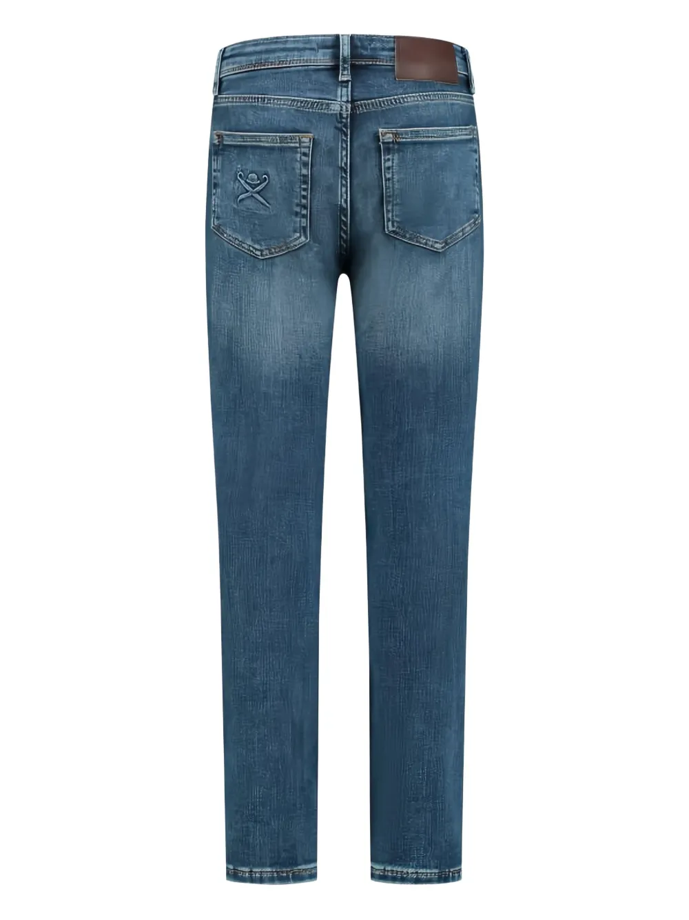  Hackett Kids Embroidered Logo Jeans - Blue 