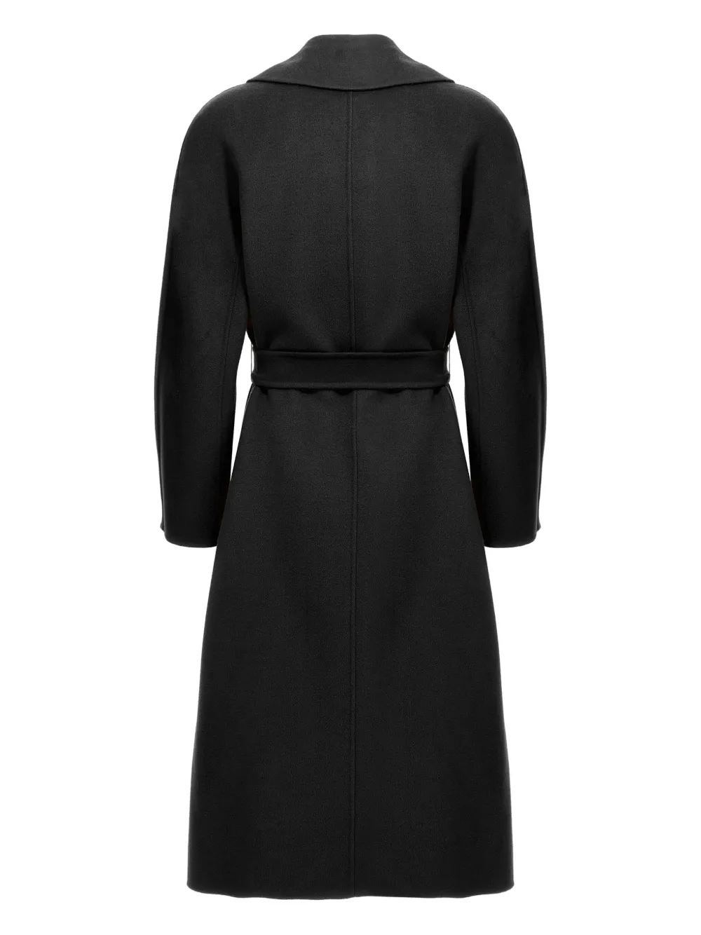 Max Mara Cles flared jas met gekerfde revers Zwart