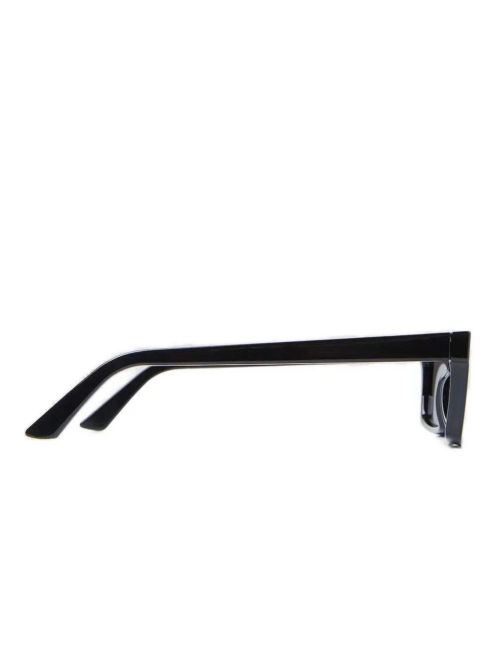 Clean Waves Rectangle-frame Sunglasses In Black