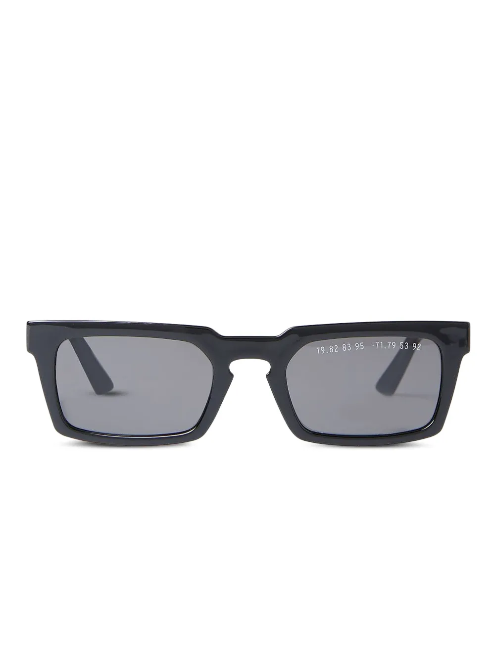 Clean Waves rectangle-frame sunglasses | Black | Image 1