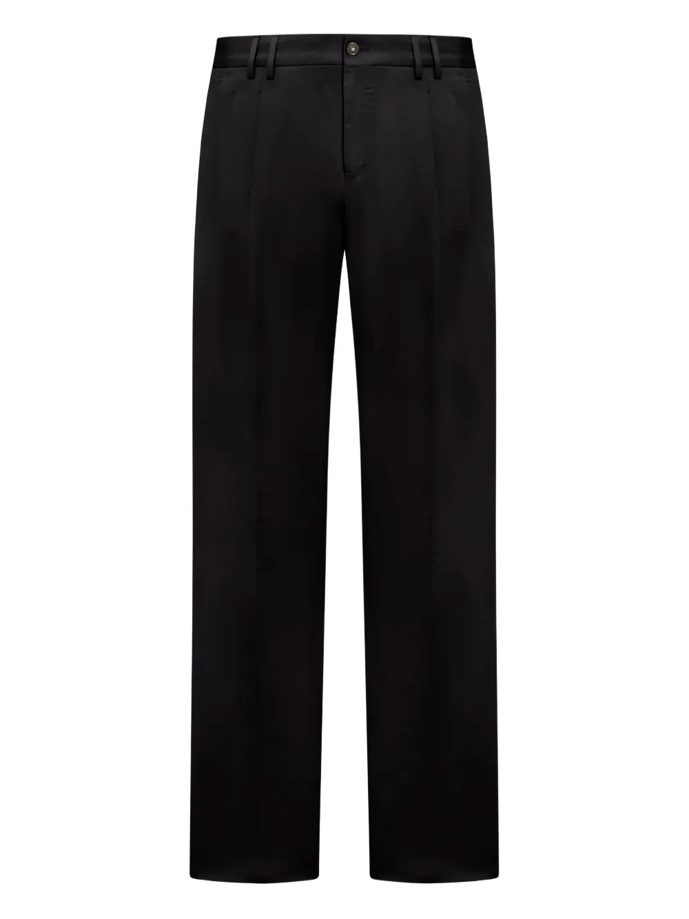 PT Torino straight-leg linen trousers | Black | Image 1