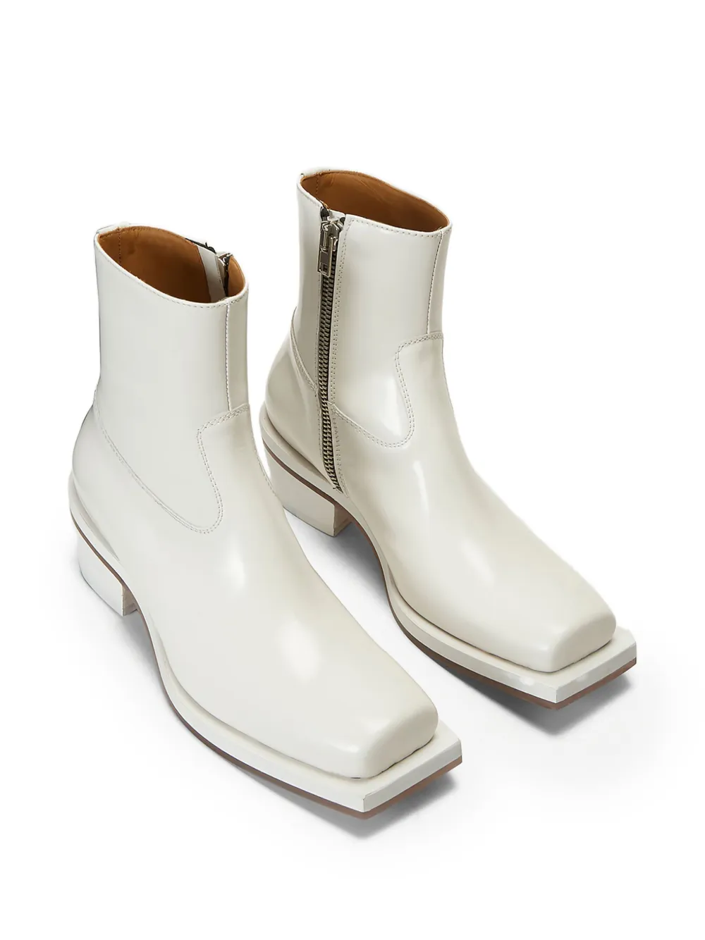 ION 60mm square-toe zip boots | Ankle Boots | Image 2