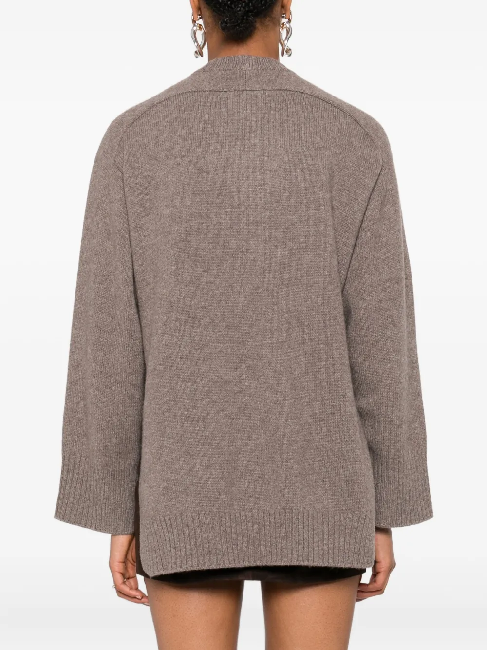 LouLou de Saison Sweater met ronde hals Beige