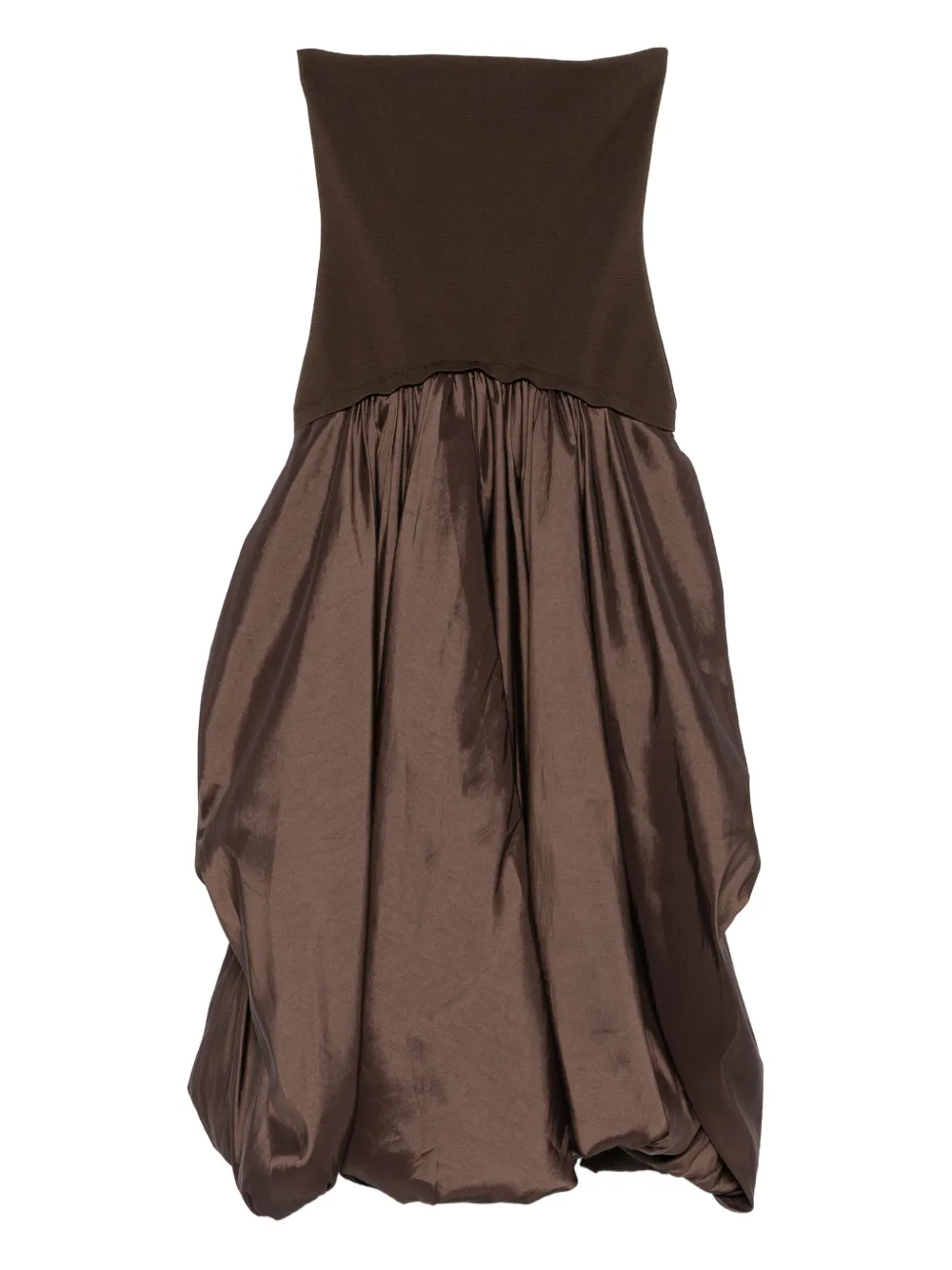 Simkhai Izzy Midi Dress In Brown