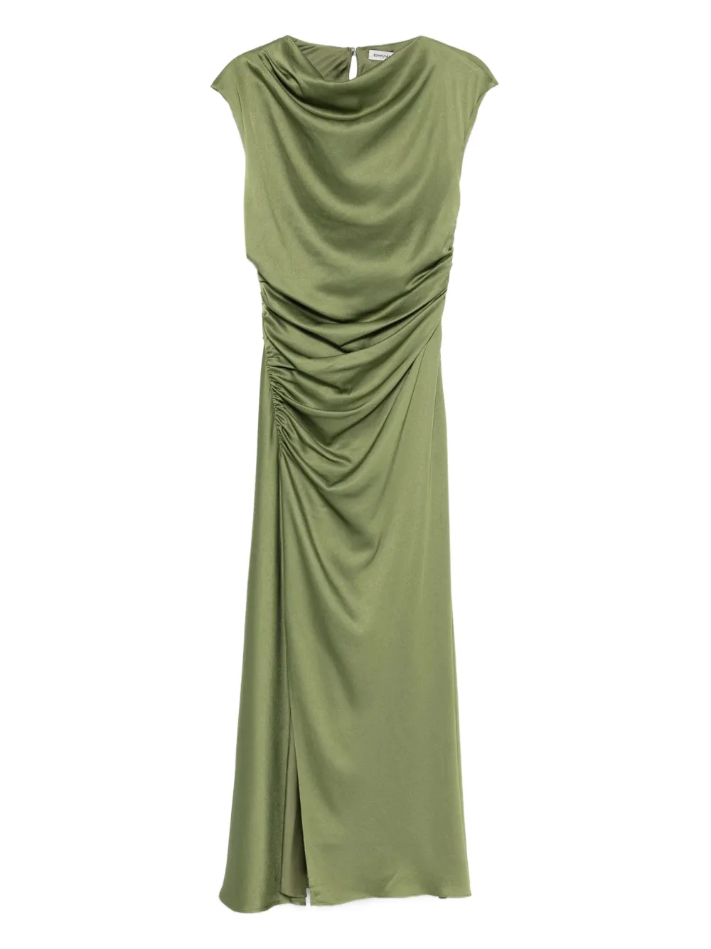 Simkhai Burke cowl-neck midi dress Groen