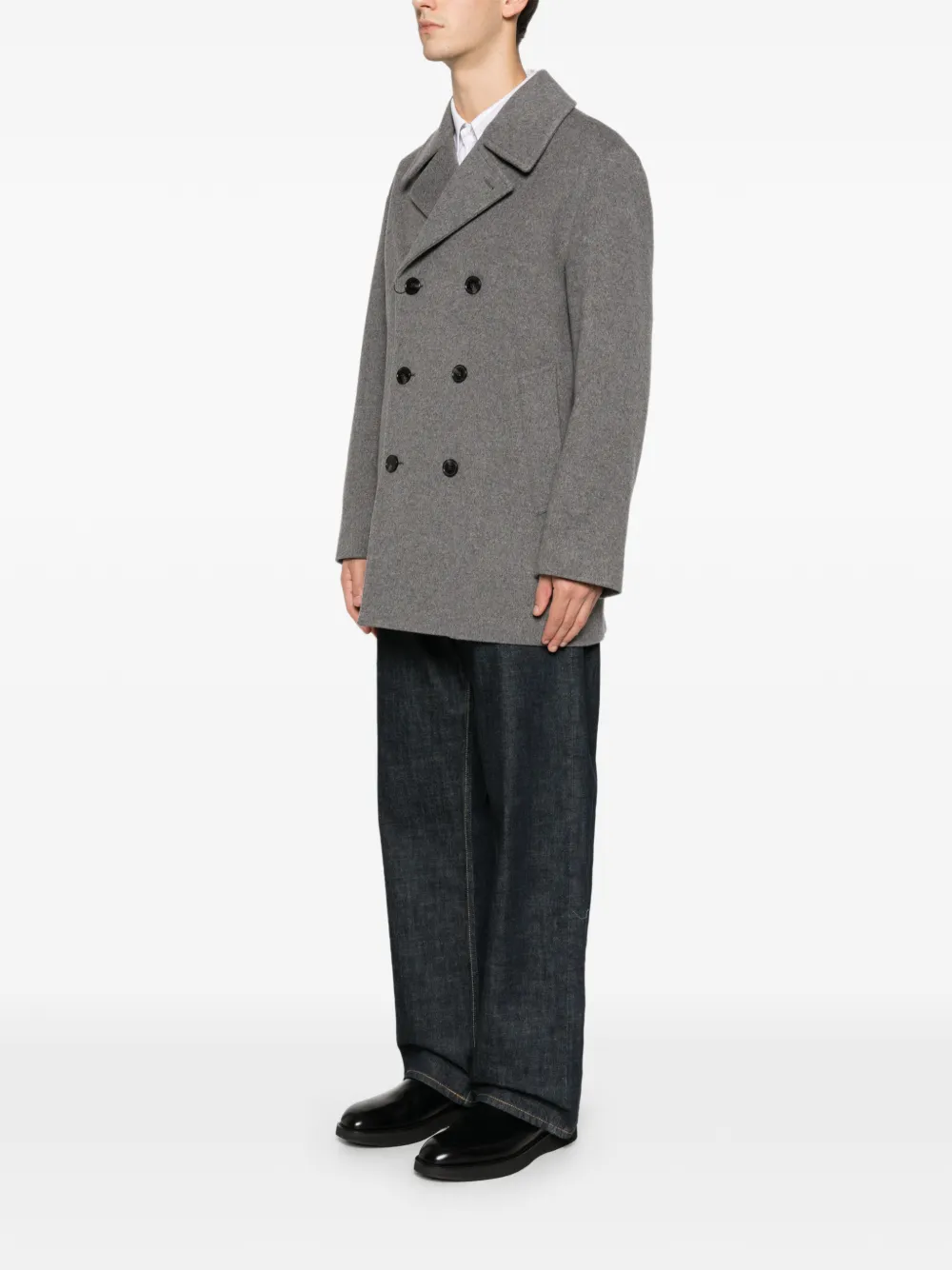 Mackintosh Double-breasted coat Grijs