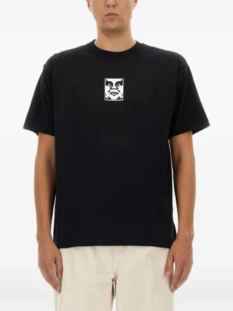 Obey face-print cotton T-shirt