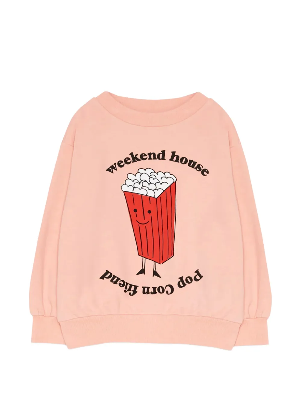 Weekend House Kids. Popcorn sweatshirt - Rosa