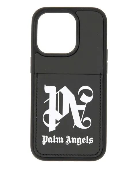 Palm Angels funda para iPhone 15 con monograma
