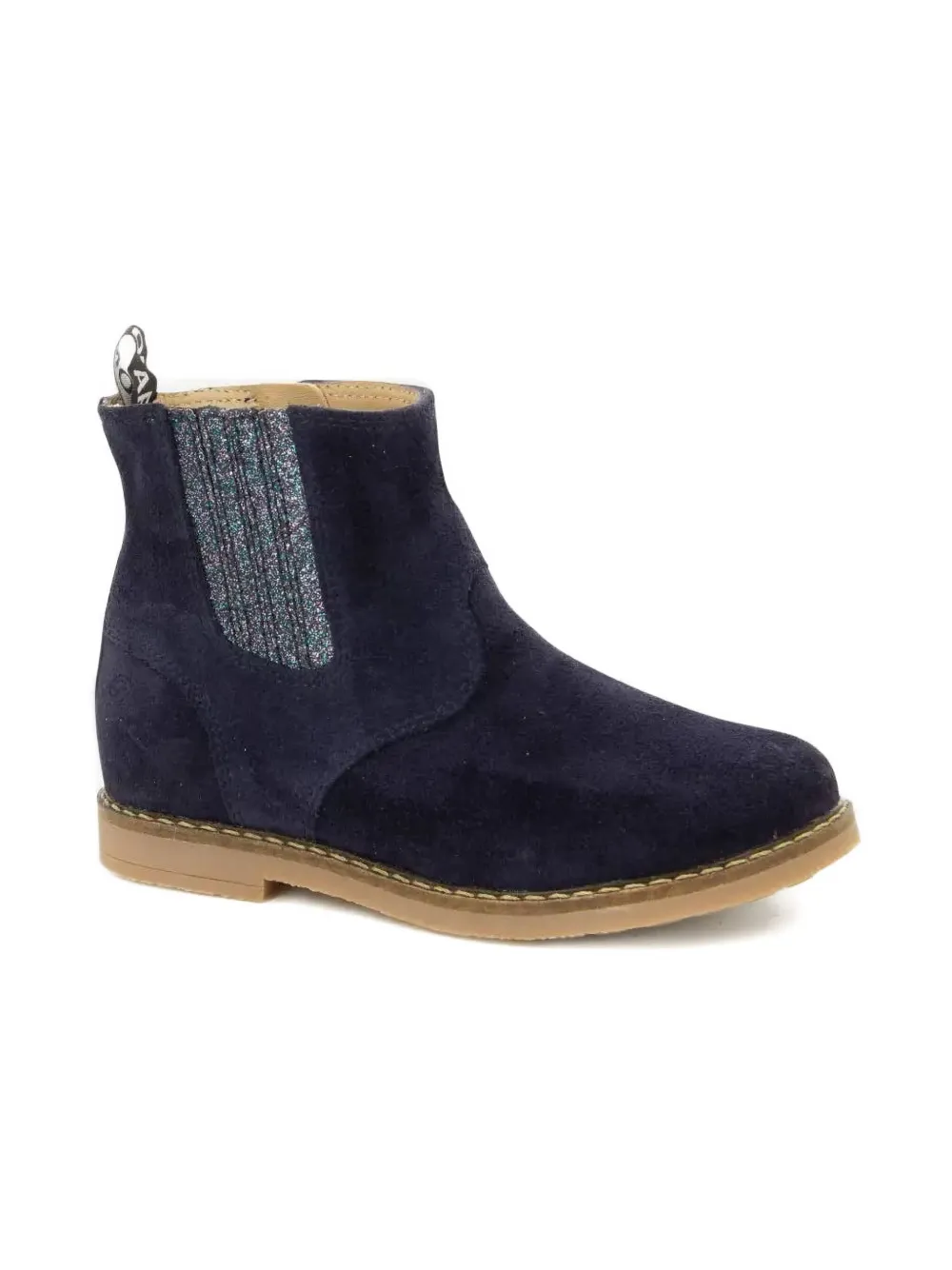 Pom D'api glitter-panel ankle boots Blue