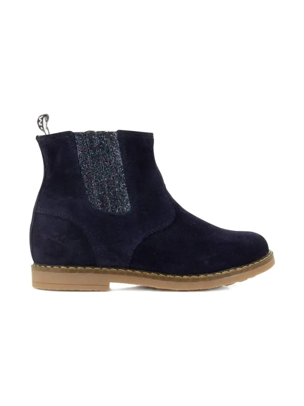Pom D'api glitter-panel ankle boots - Blauw
