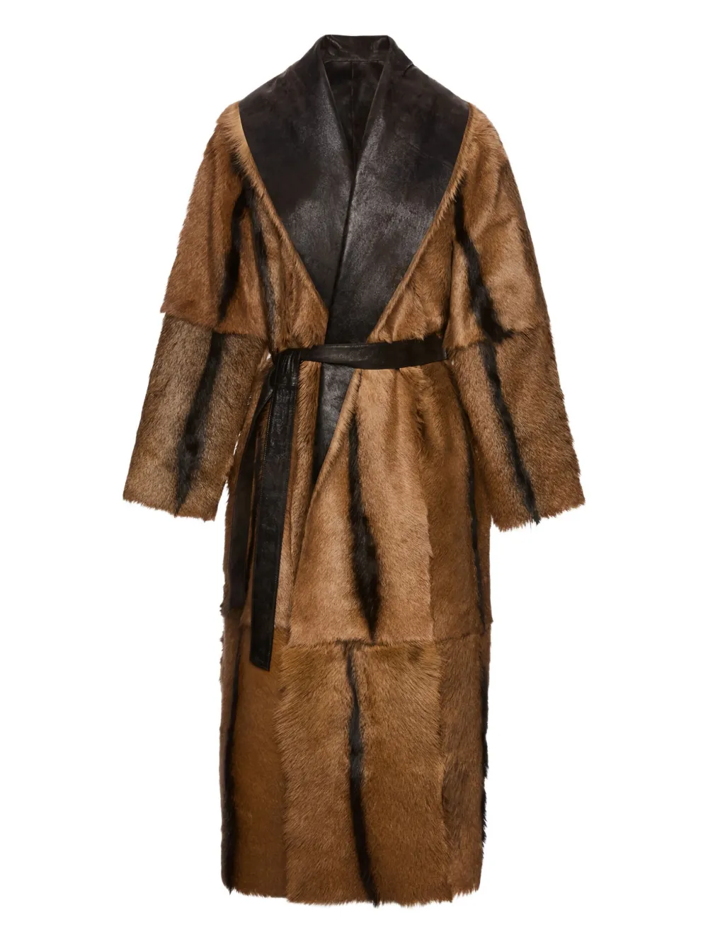 Magda Butrym belted wrap coat - Bruin