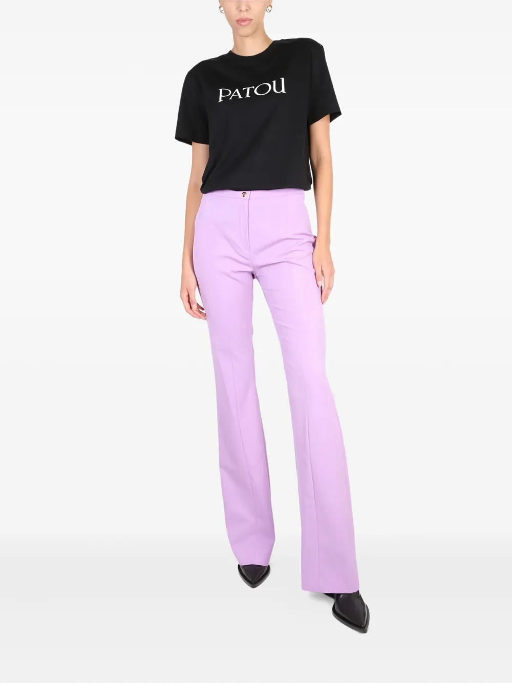 Patou flared trousers - Paars