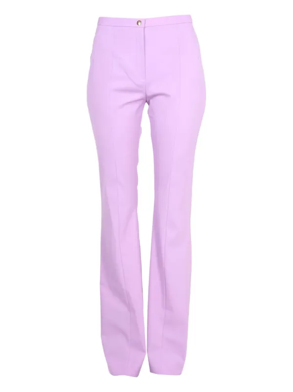 Patou Flared Trousers in Purple