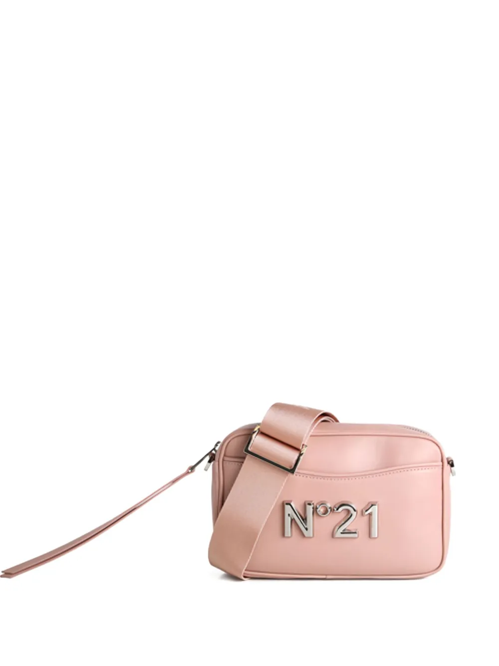Nº21 logo-appliqué leather shoulder bag - Pink