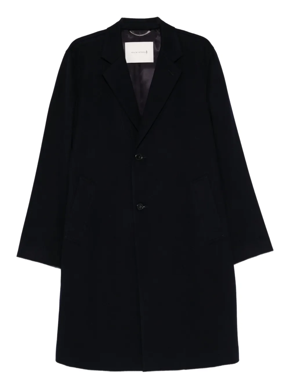 Mackintosh New Stanley single-breasted coat | Blue | Image 1