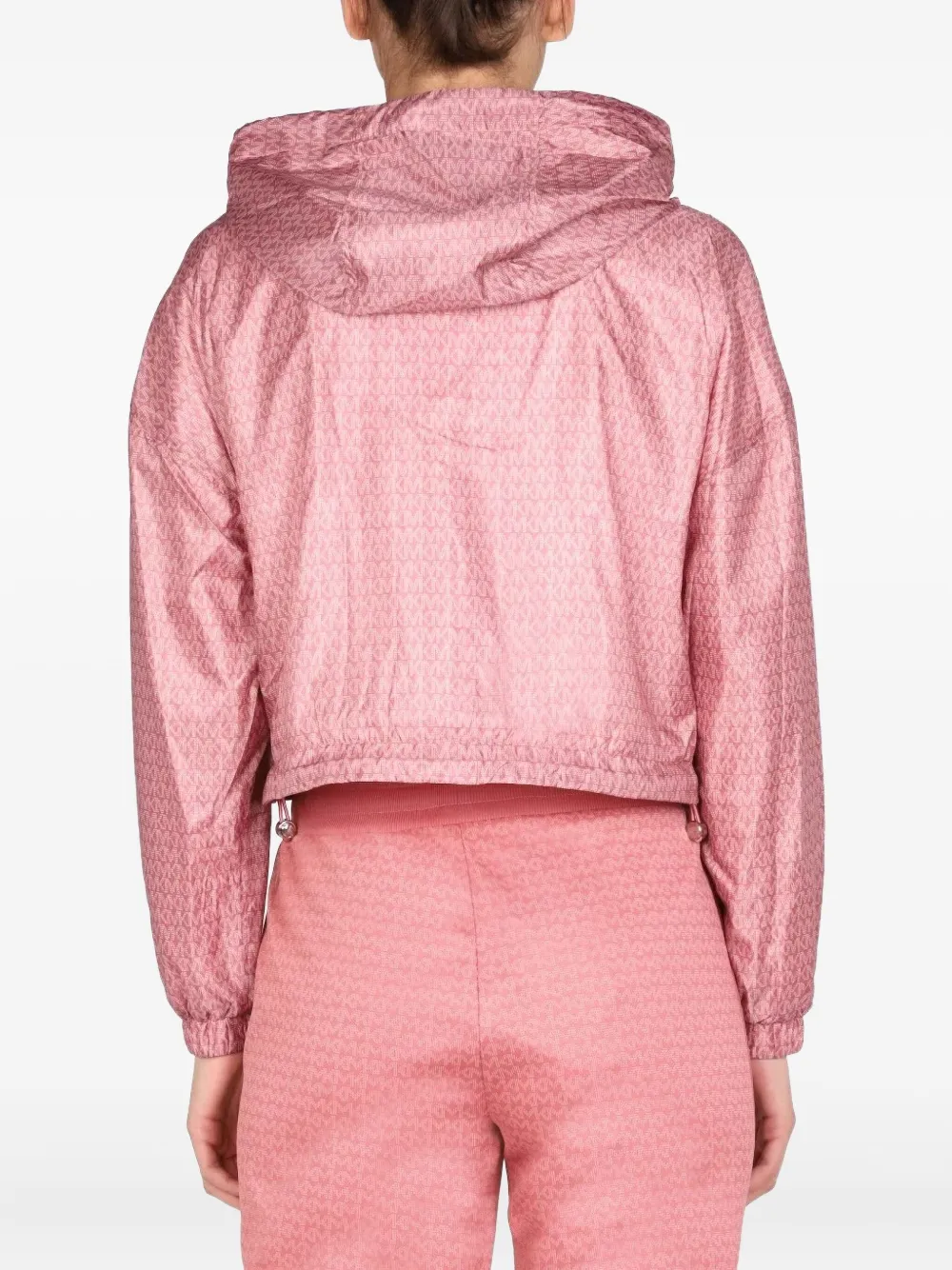 Michael Kors Jack met capuchon en patroon Roze