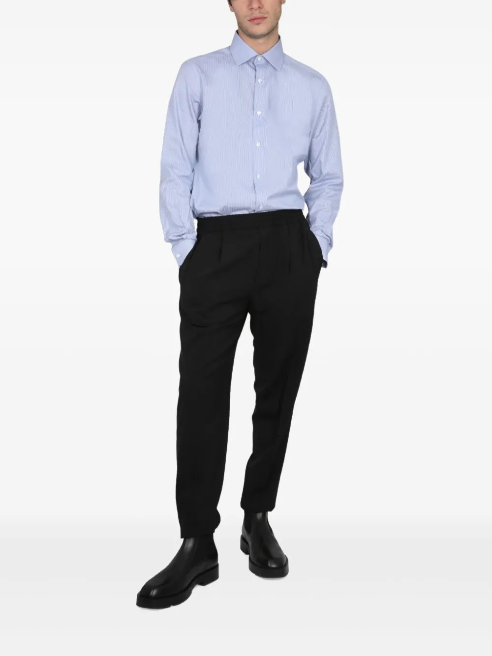 Zegna buttoned shirt - Blauw