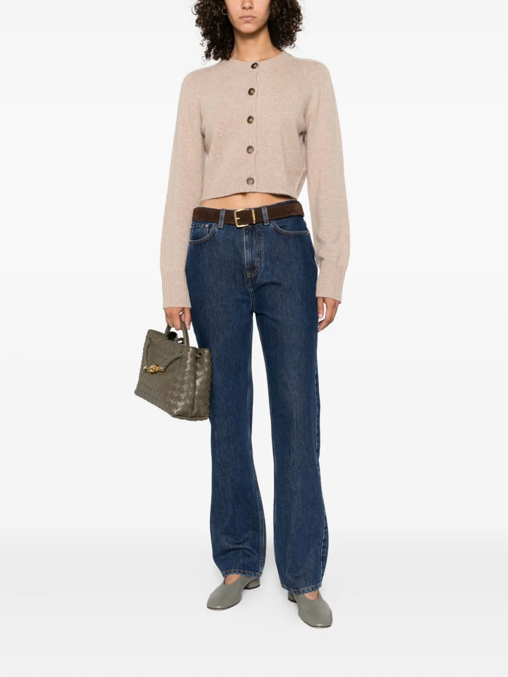 LouLou de Saison Zephir LDS cashmere cardigan Beige