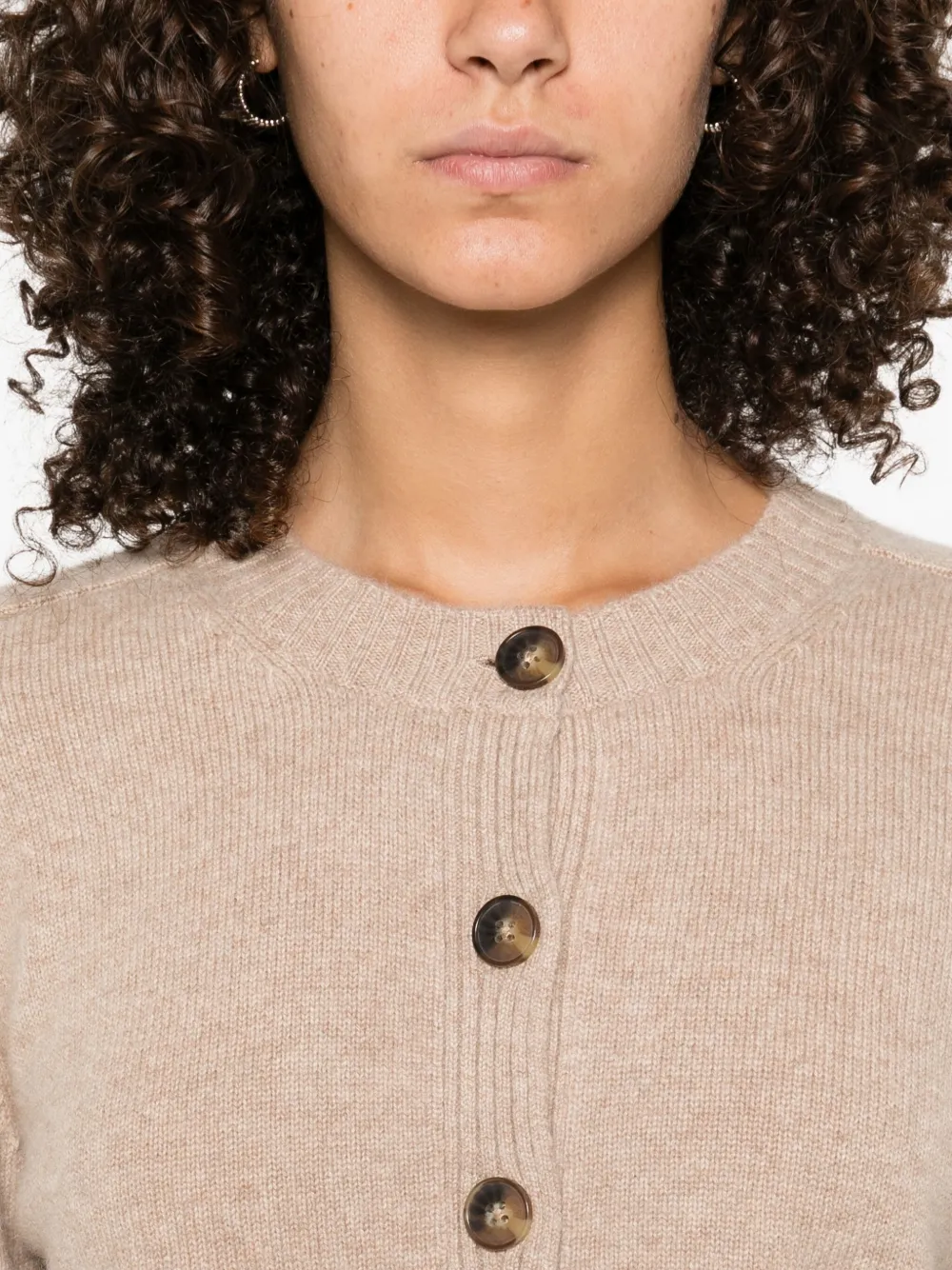 LouLou de Saison Zephir LDS cashmere cardigan Beige