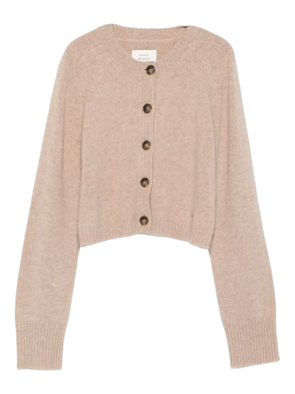 LouLou de Saison Zephir LDS cashmere cardigan - Toni neutri
