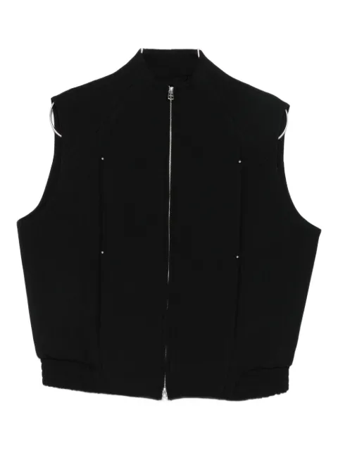 J.LAL Uvas zip-front gilet
