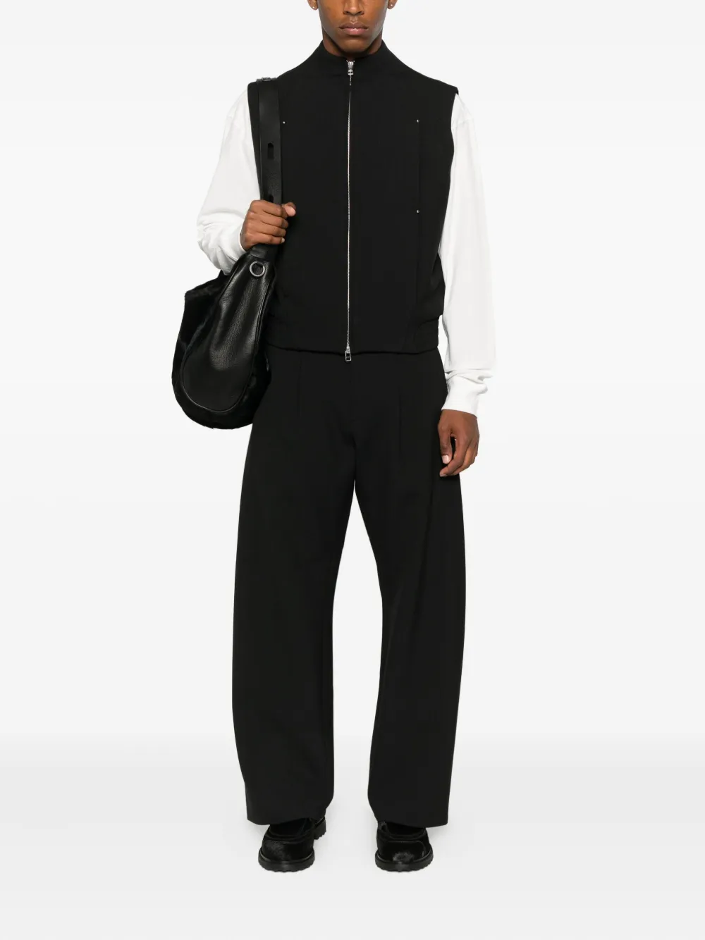J.LAL Uvas zip-front gilet | Waistcoats & Gilets | Image 2