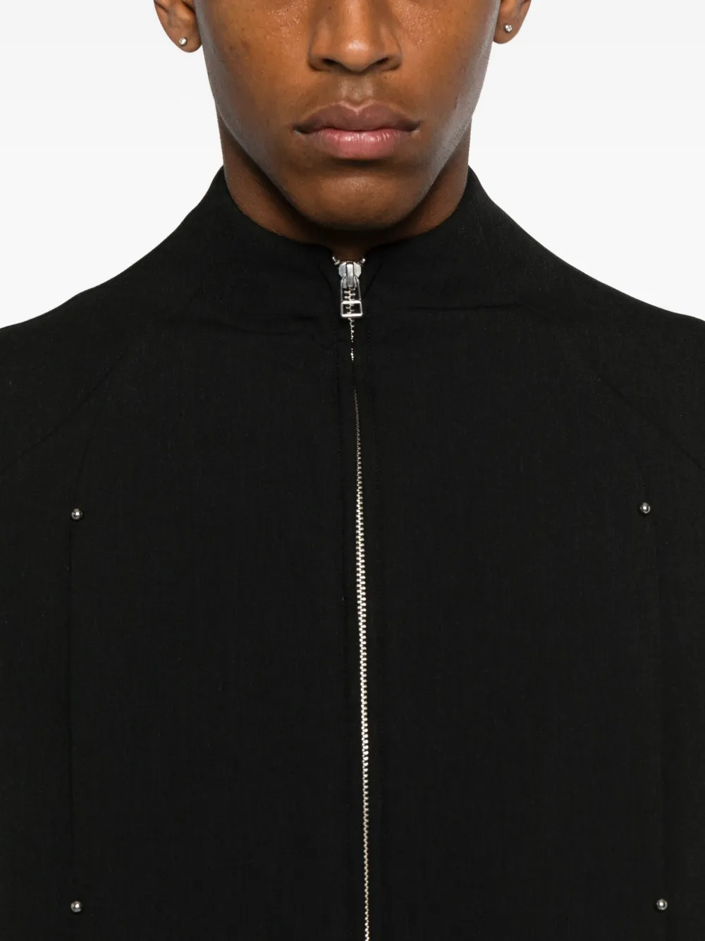 J.lal Uvas Zip-front Gilet In Black