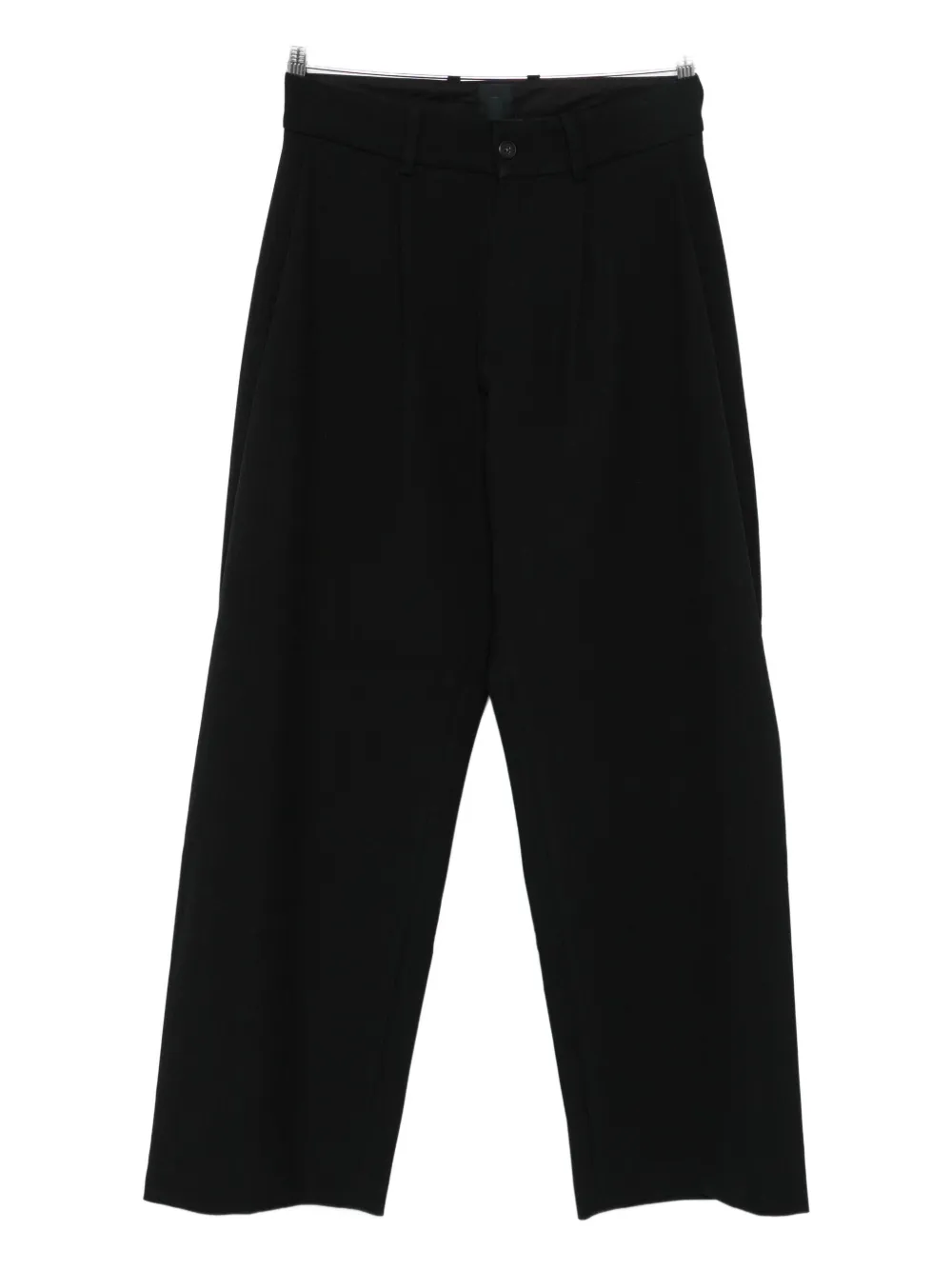 J.lal Uvas Pleated-front Trousers In Black