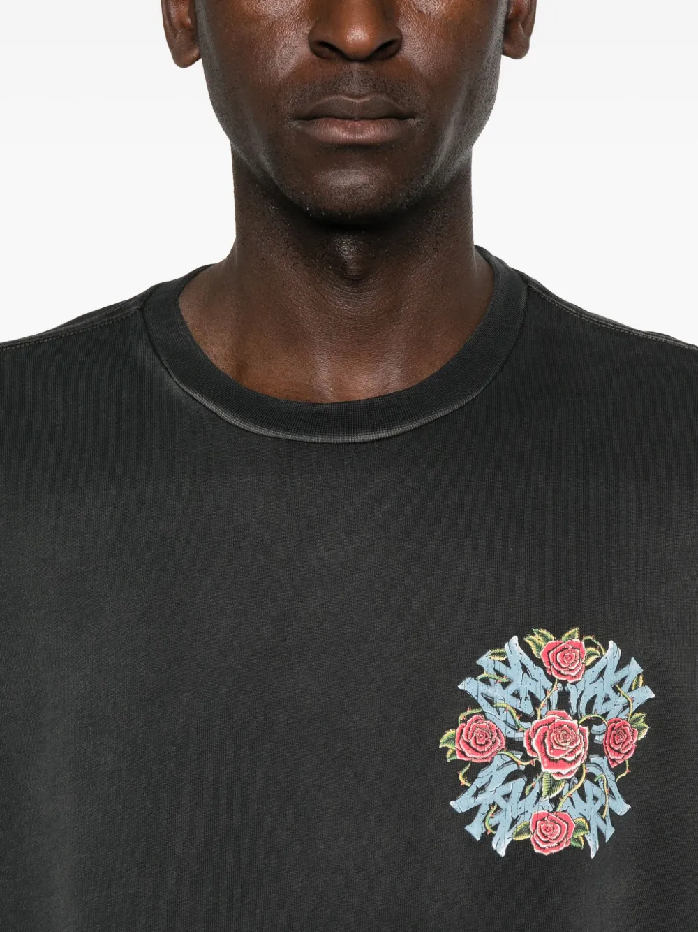 AMIRI Out For Trouble T-shirt Zwart