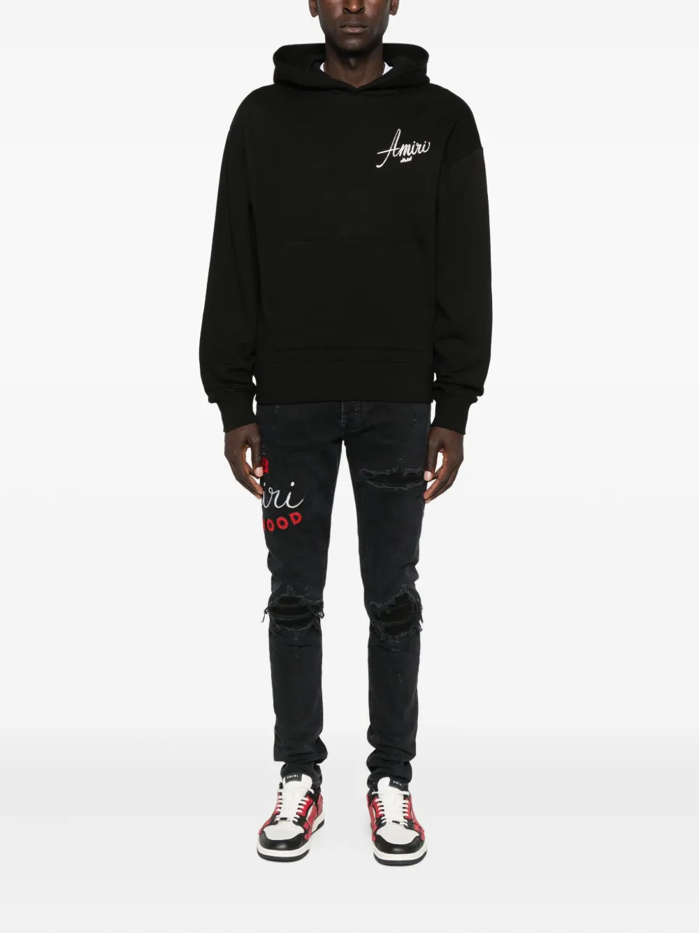 AMIRI logo-embroidered hoodie | Hoodies | Image 2