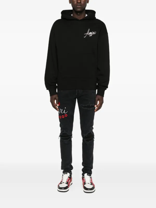 AMIRIロゴパーカー AMIRI ロゴ パーカー | ブラック | FARFETCH JP