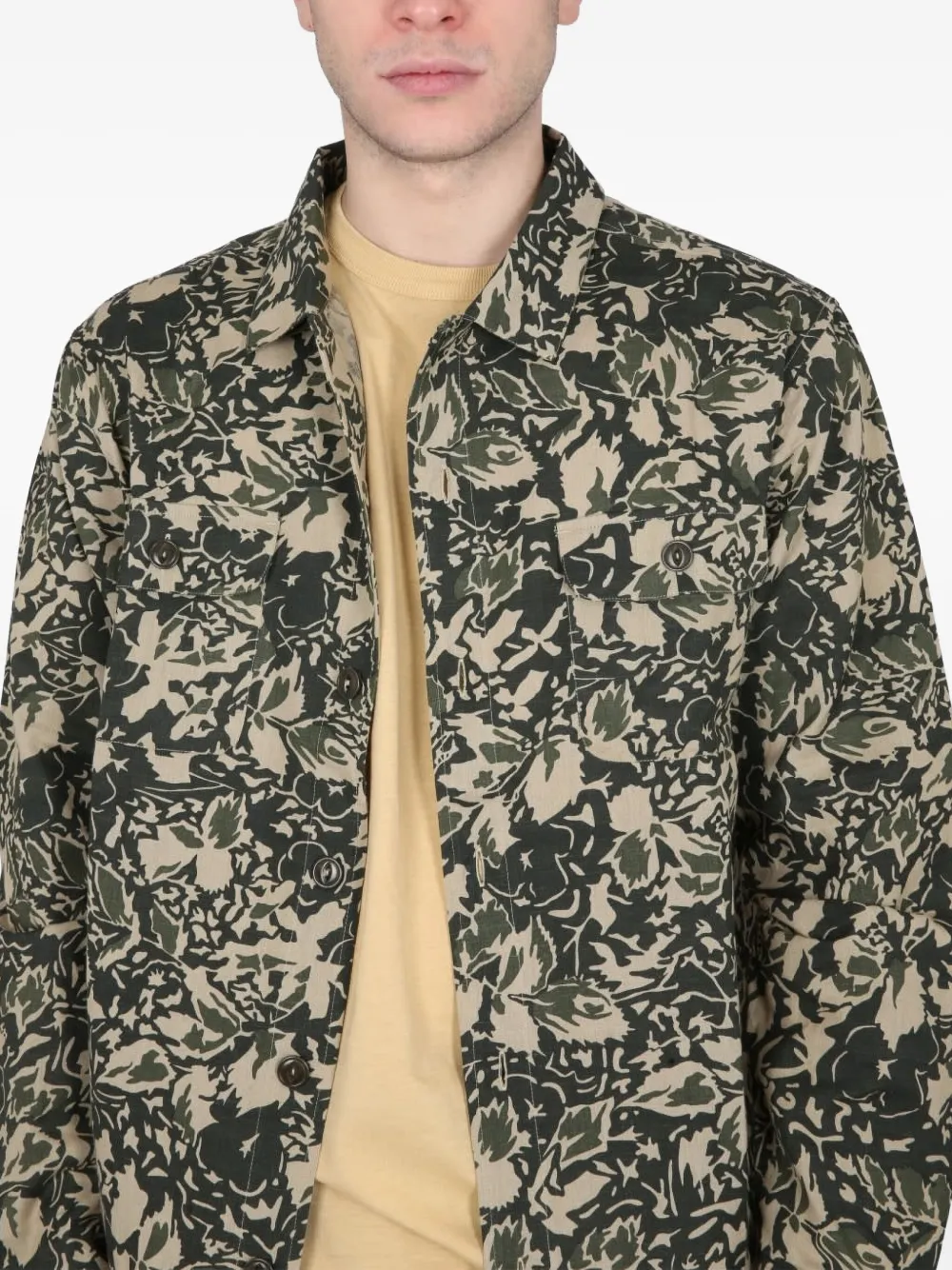 YMC T-shirt met raglan mouwen Beige