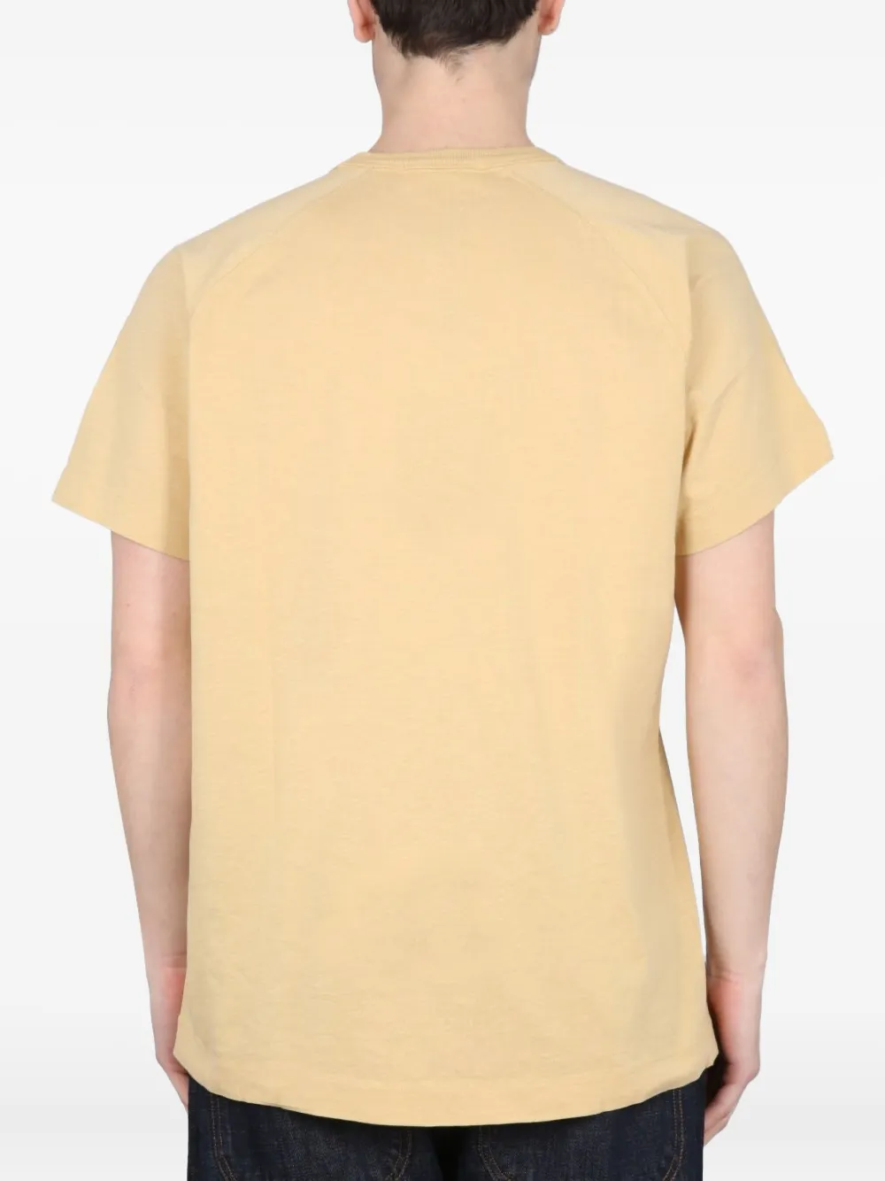 YMC T-shirt met raglan mouwen Beige