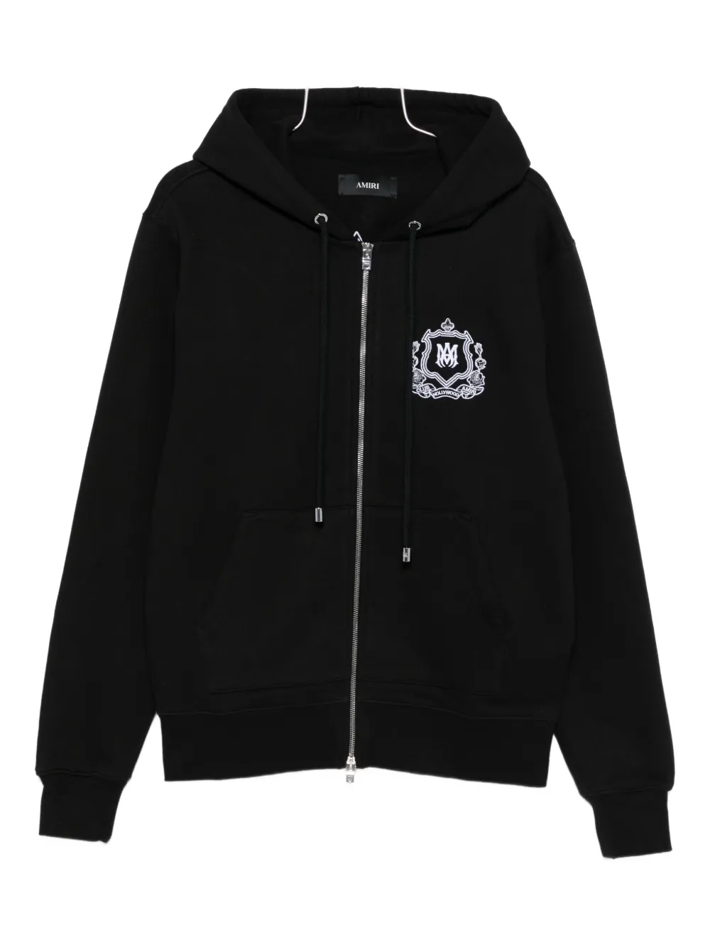 AMIRI MA Crest zip-up hoodie - Nero