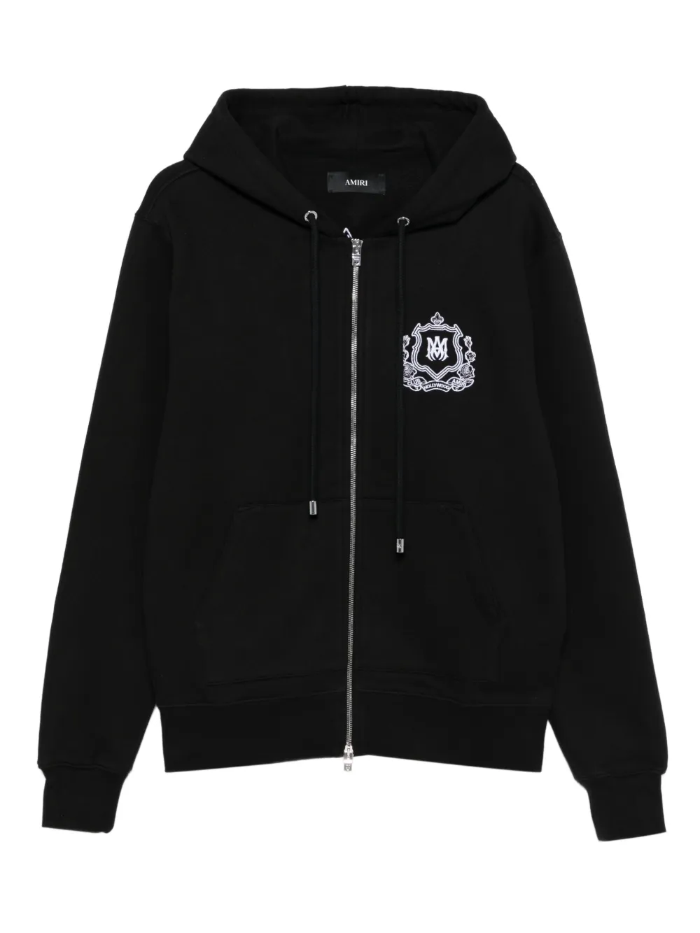 AMIRI MA Crest zip-up hoodie | Black | Image 1