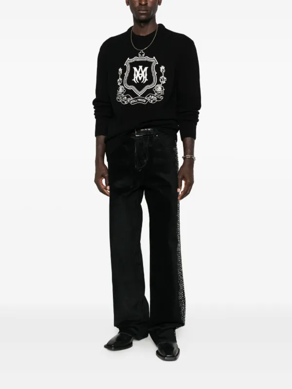 AMIRI プリント スウェットシャツ | ブラック | FARFETCH JP